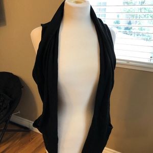 Banana Republic Black sleeveless wrap